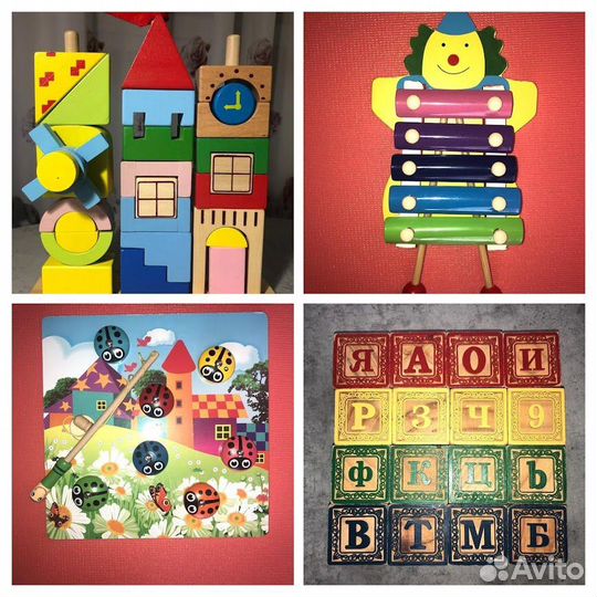 Деревянные развивающие игрушки Вундеркинд