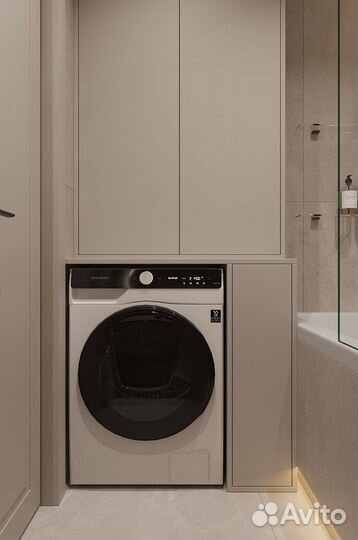 Шкафчик для стиральной/сушильной на заказ