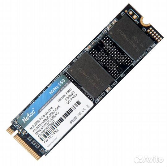 Твердотельный накопитель SSD 256Gb, M.2 (PCIe 3 x4