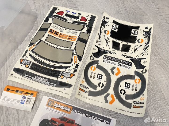 Новый кузов HPI Ford f150 1/8