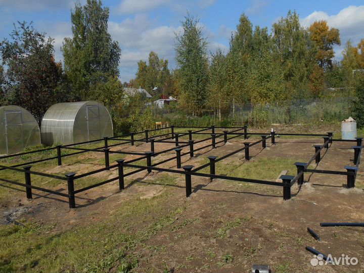 Сваи винтовые, закрутка сваи