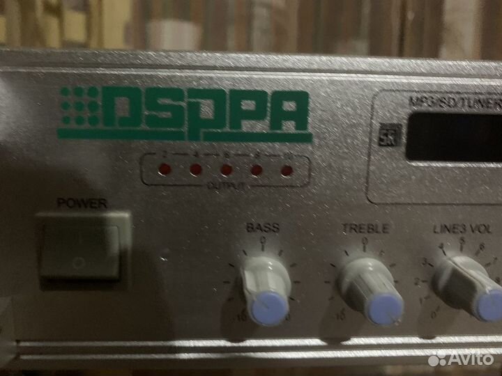 Dspp MP -210U микшер уселитель