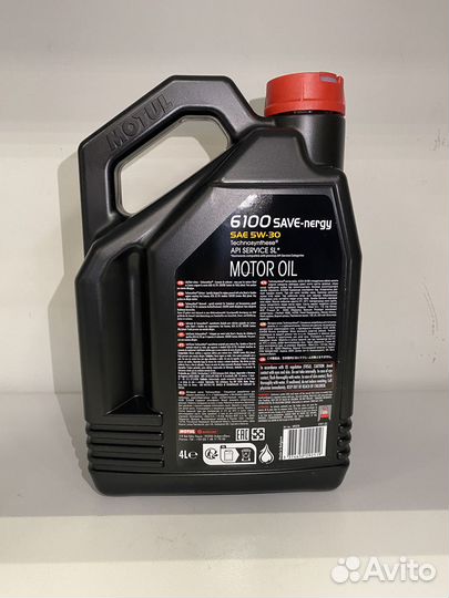 Масло 5W30 motul 4л синтетика 6100 save-nergy