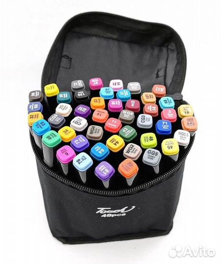 Двухсторонние маркеры для Скетчинга 36 цветов