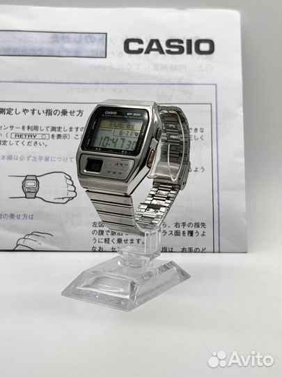 Винтажные Casio BP-300 часы тонометр