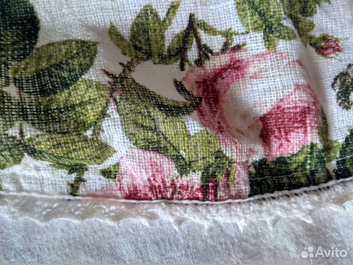 Скатерть винтажная лён Австрия