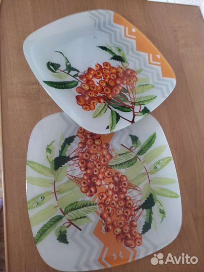 Блюдо стеклянное