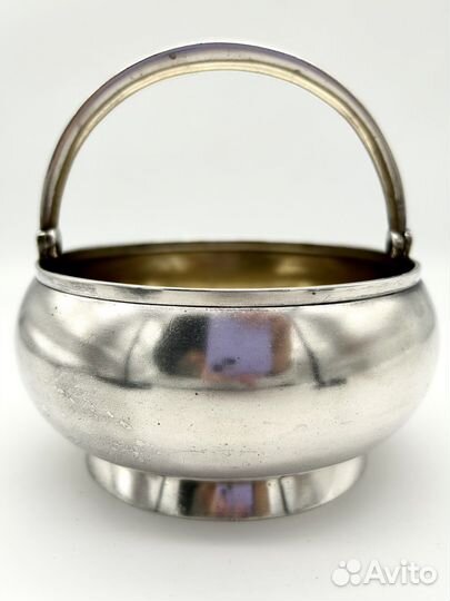 Сахарница серебро 84 проба