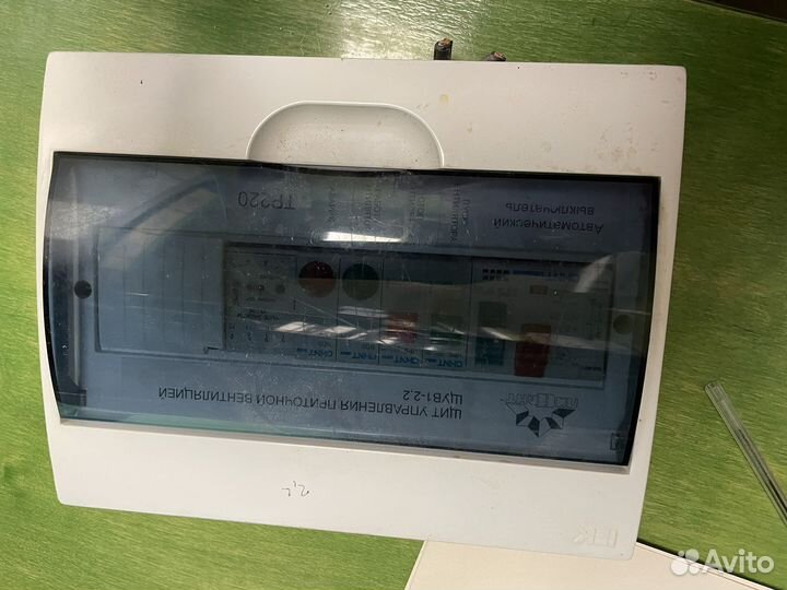 Щит управления вентиляцией