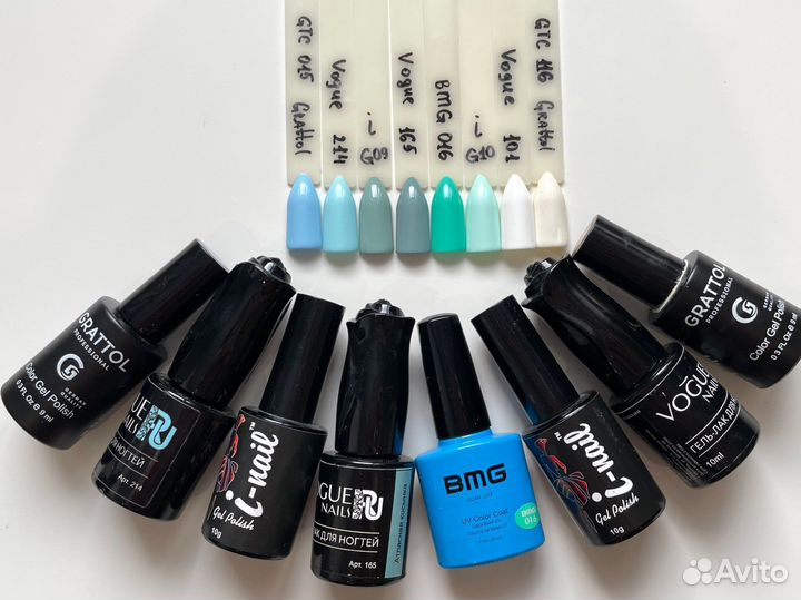 Гель-лаки набор 8 штук