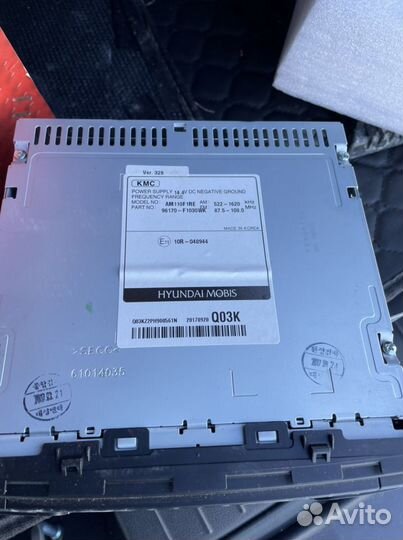 Магнитола kia sportage4 оригинальная