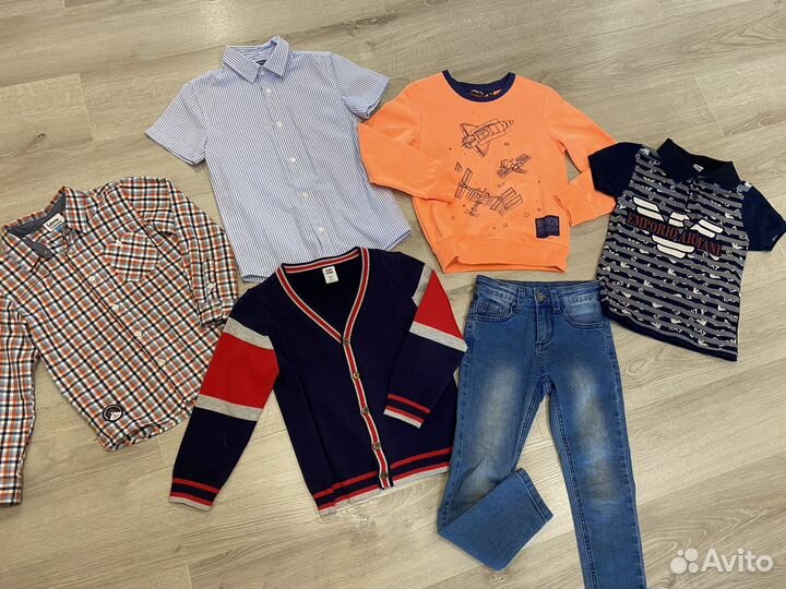 Вещи для мальчика 110-116 размер (пакетом)
