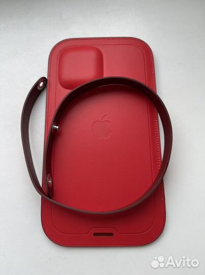 Кожаный фирменный чехол на iphon 12 pro max