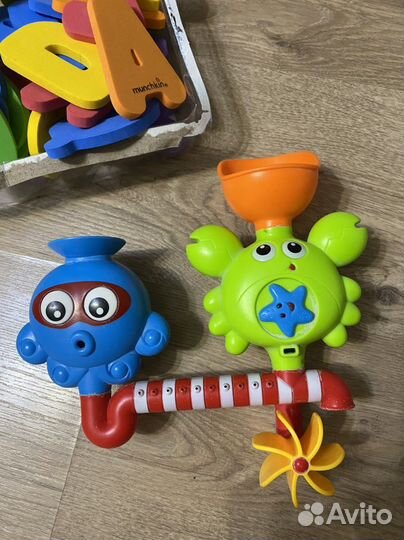 Игрушки для ванной на присосках