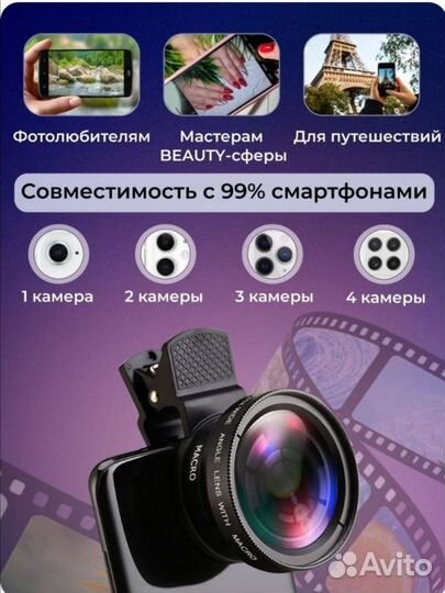 Макролинза для телефона