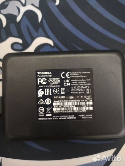 Переносной жёсткий диск Toshiba DTB510