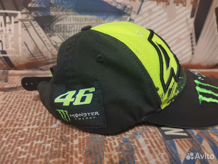Бейсболка с логотипомVR46 monster 46 Black