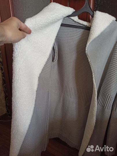 Кардиган женский на осень утепленный 44 размер