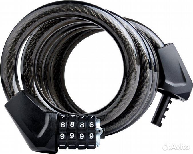 Замок трос etook ET461 1500mm*15mm 570g Black Vol1