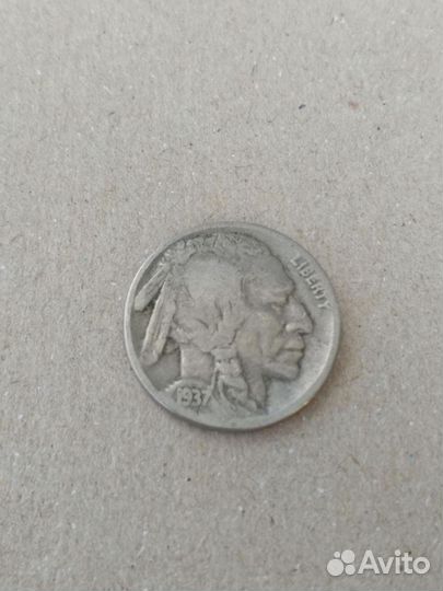 5 центов США 1937 года