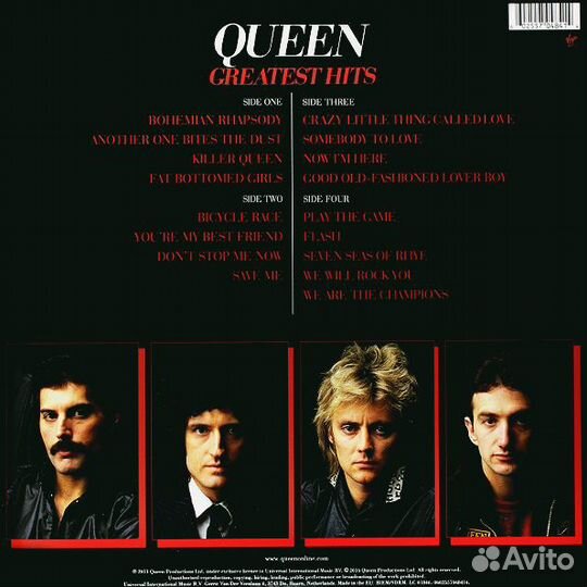 Виниловая пластинка Queen - Greatest Hits (180 Gra