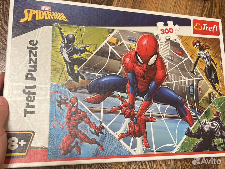 Пазл человек-паук и супер герои