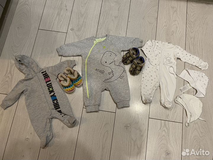 Вещи пакетом от 0 до 3 месяцев