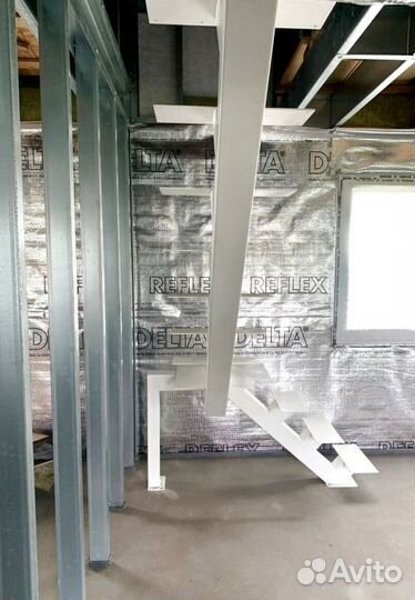 Обшивка ступеней Ясенем