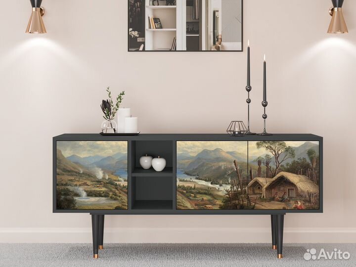 Тв-тумба T5 - Антрацит - View Across the Plains