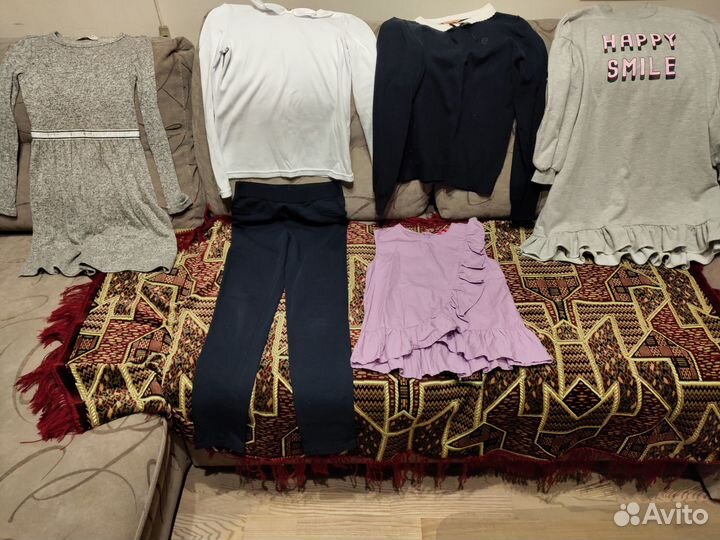 Вещи пакетом на девочку 140-146 р-р