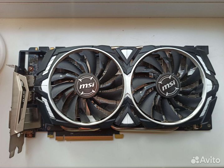 Видеокарта GTX 1070 ti 8gb MSI armor