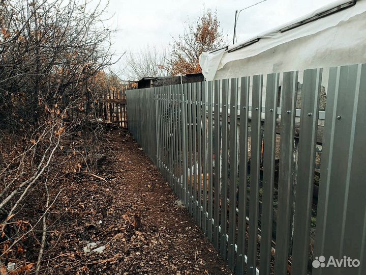 Забор профлист под ключ