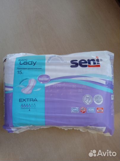 Урологические прокладки новые женские Seni