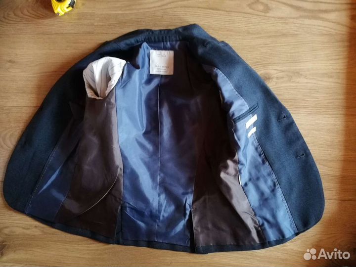 Пиджак zara синий 122-128
