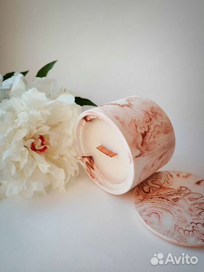 Ароматическая свеча ручной работы