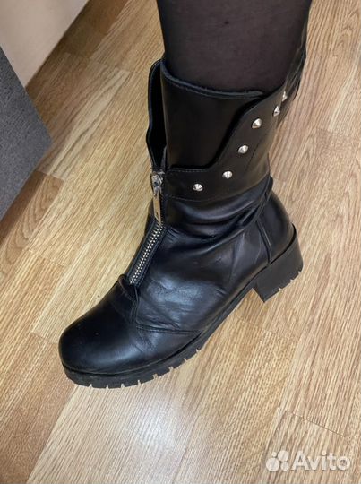 Ботинки зимние натуралка