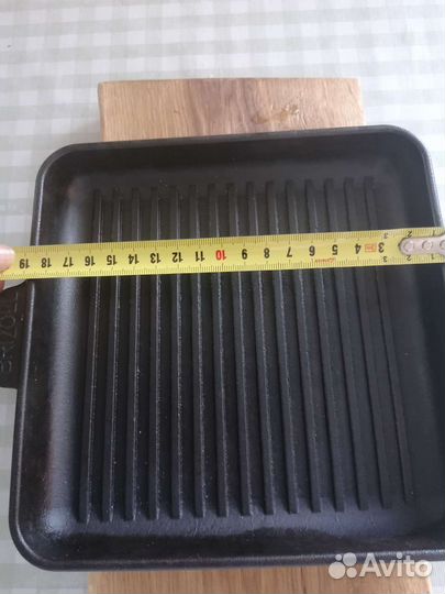 Чугунная сковорода гриль