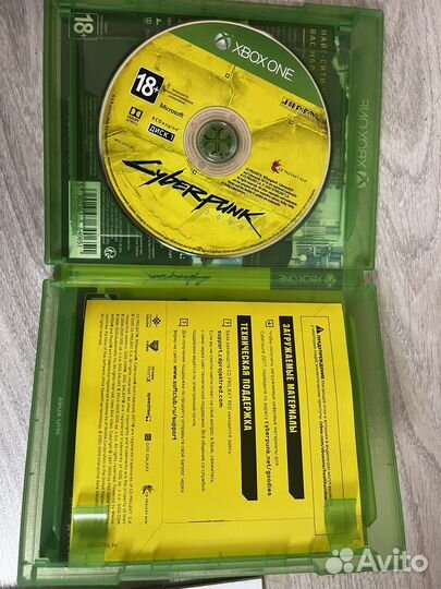 Cyberpunk 2077 xbox one диск