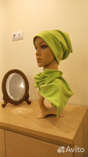 Комплект шапка и шарф женский