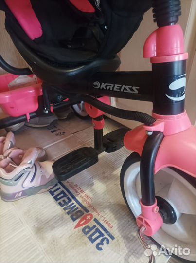 Детский велосипед коляска kreiss