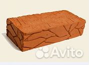 Кирпич лицевой,цокольный. Алексеевский завод