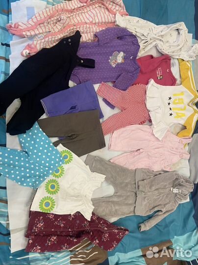 Вещи пакетом на девочку carters 74 80 размер