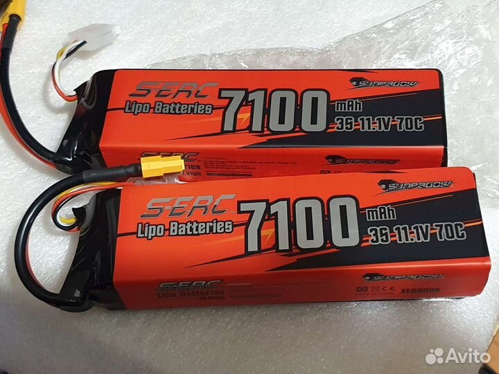 LiPo аккумуляторы Sunpadow 3S 7100mAh