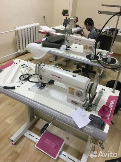 Прямострочка aurora A8700E стол+серво,отлич сост