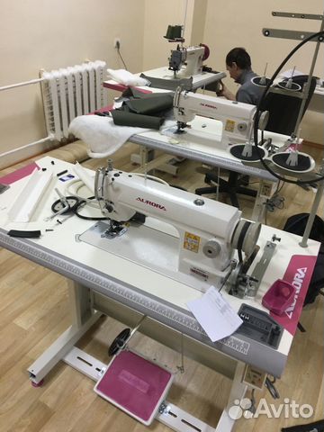 Прямострочка aurora A8700E стол+серво,отлич сост