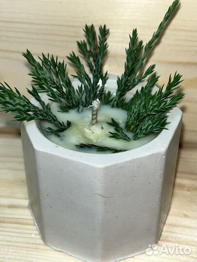 Ароматическая свеча ручной работы