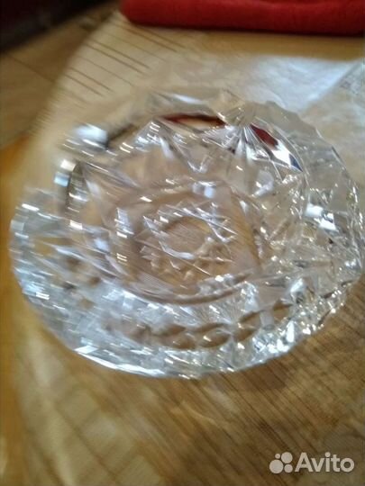 Пепельница хрусталь