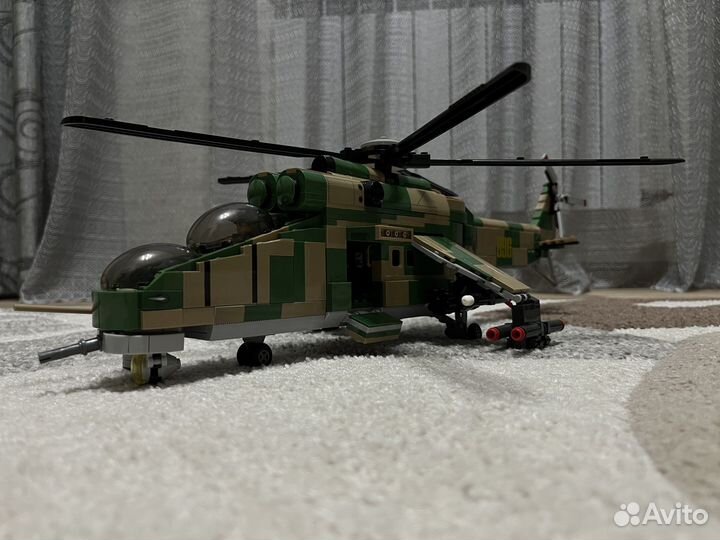 Lego вертолет Ми-24В