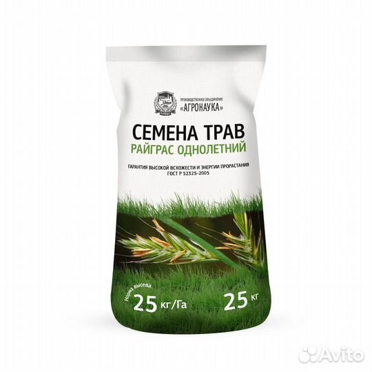 Семена райграса однолетнего, сорт 