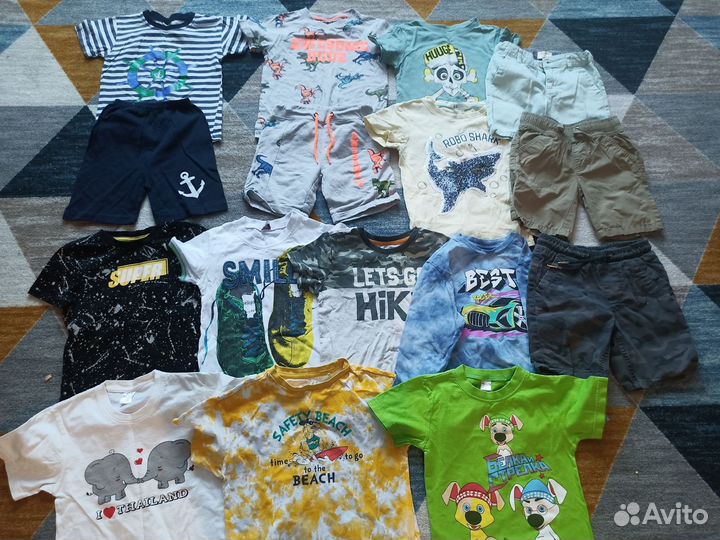 Вещи пакетом на мальчика 104 110